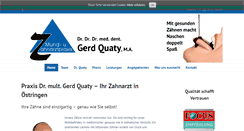 Desktop Screenshot of drquaty.de