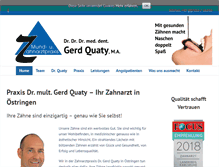Tablet Screenshot of drquaty.de